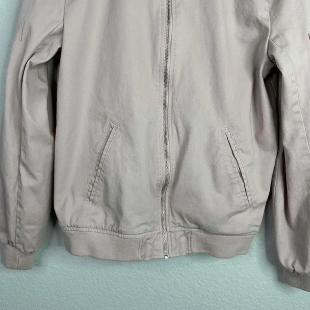 ASOS Jacket Women’s XS Pink Oversized Zip Pockets Y2K Everyday Retro Bomber - Picture 4 of 9